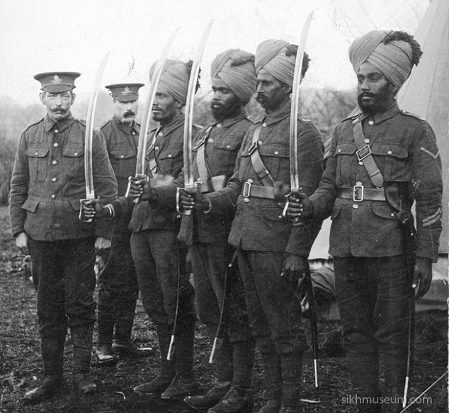 Heritage: First World War Sikh soldiers. Supporters say soldiers should be given a regiment to take pride in