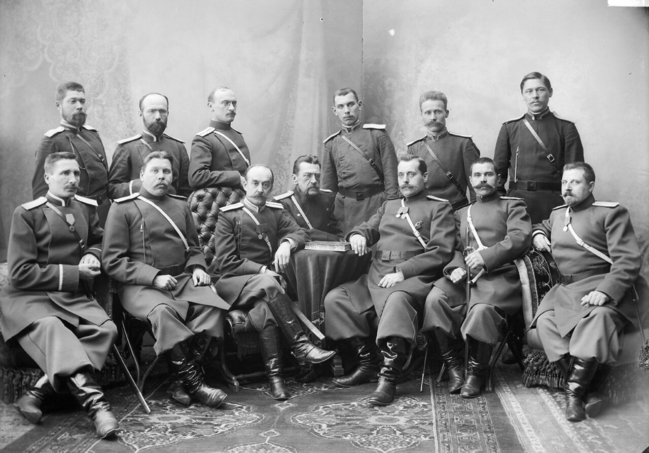 Группа полиции I части с приставом Пуаре. к. XIX – н. ХХ вв.
