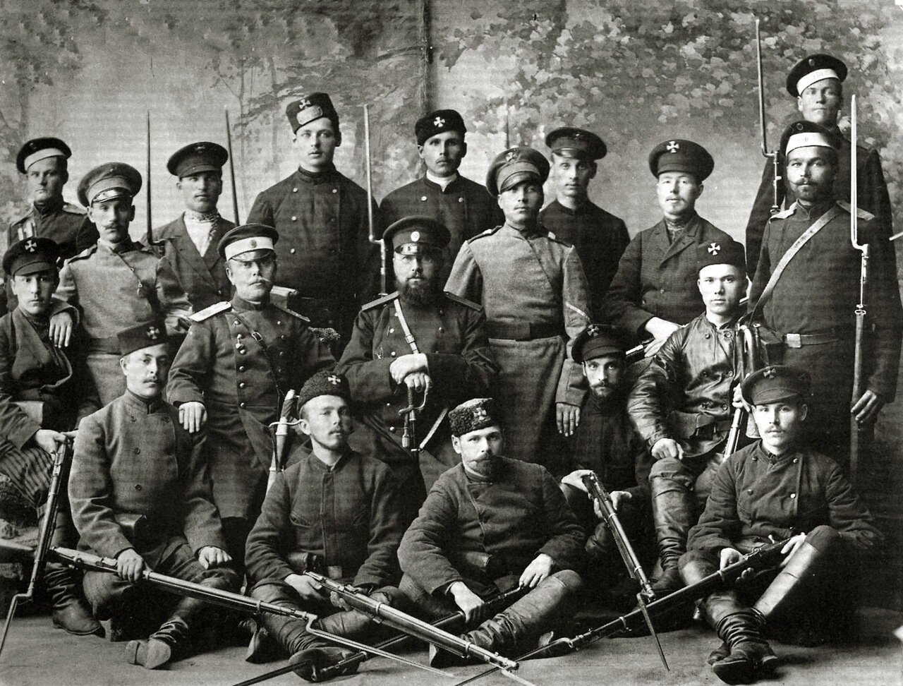 Ратники-ополченцы. 1890-е годы.