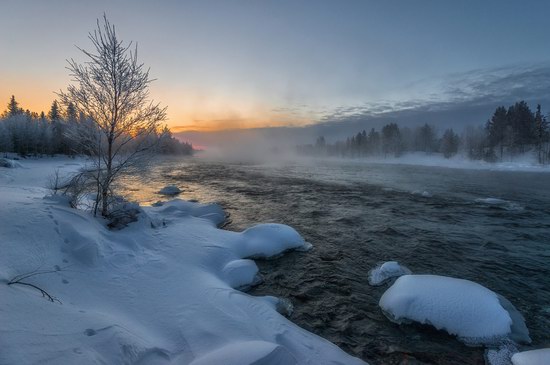 Winter fairytale of the Kola Peninsula, Russia, photo 1