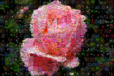 Фото мозаика из цветов