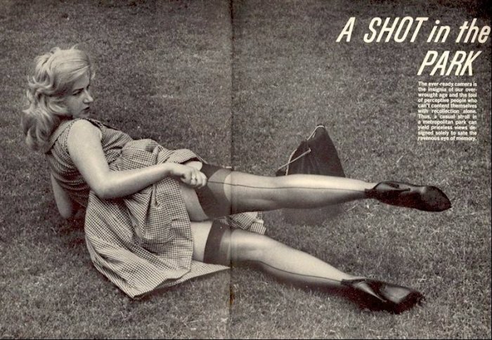 Девушки в нижнем белье 1920-1950-х годов (41 фото)